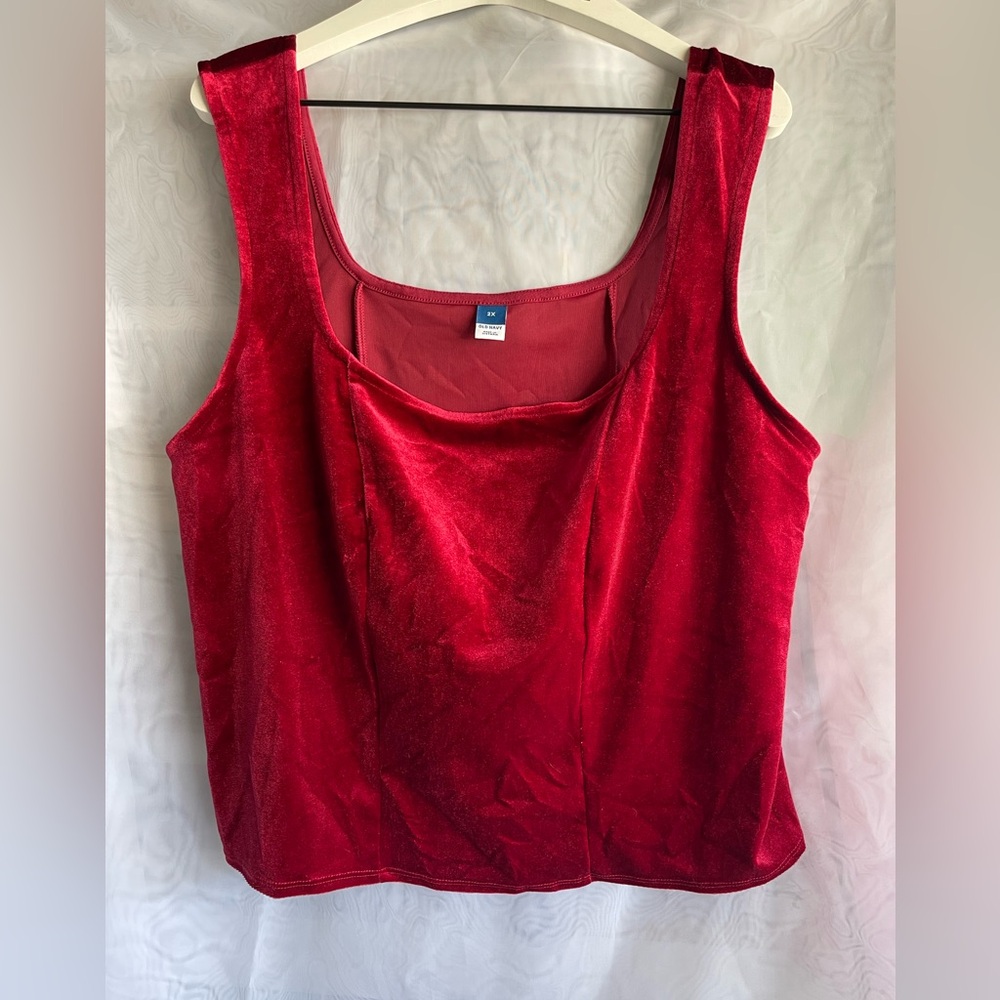 Velvet Red Top